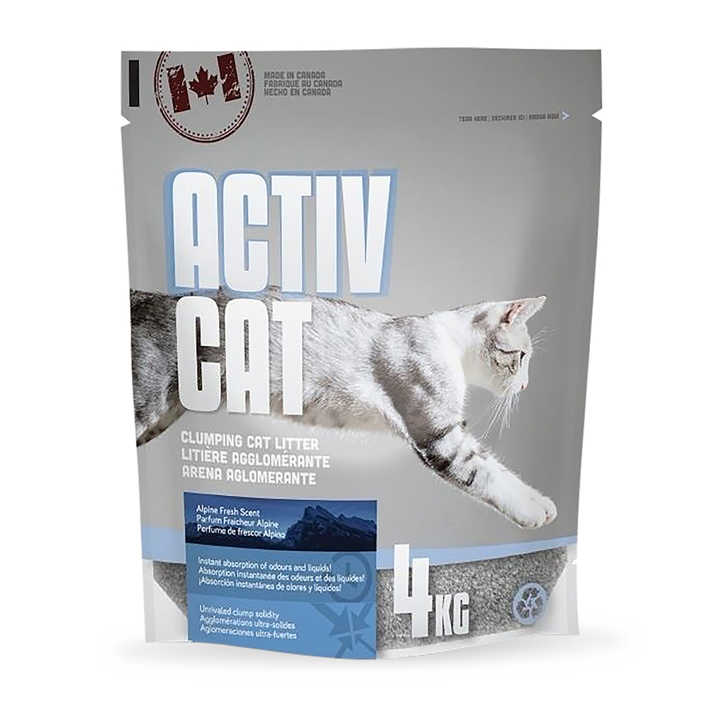 ActivCat arena aglomerante para gatos 4 kg — disponible al mayor en Panamá a través de VigoPets