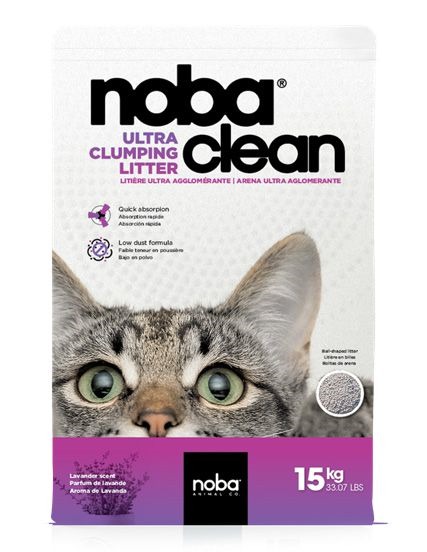 Noba Clean arena ultra aglomerante en bolitas 15 kg — disponible al mayor en Panamá a través de VigoPets